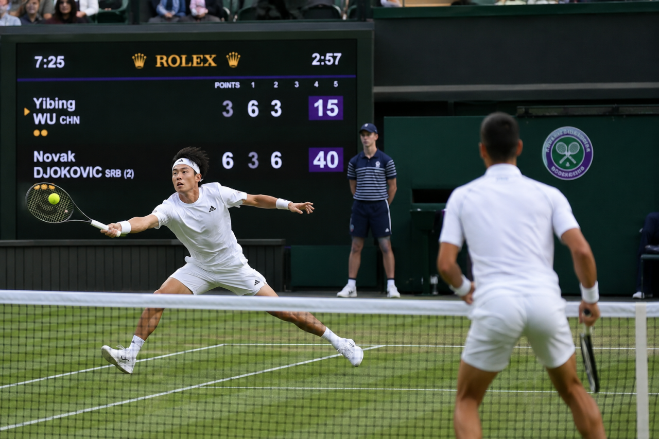 Yibing Wu - Novak Djokovic 2